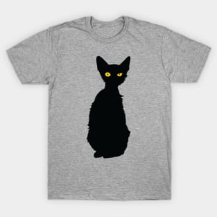 Mysterious Black Cat T-Shirt